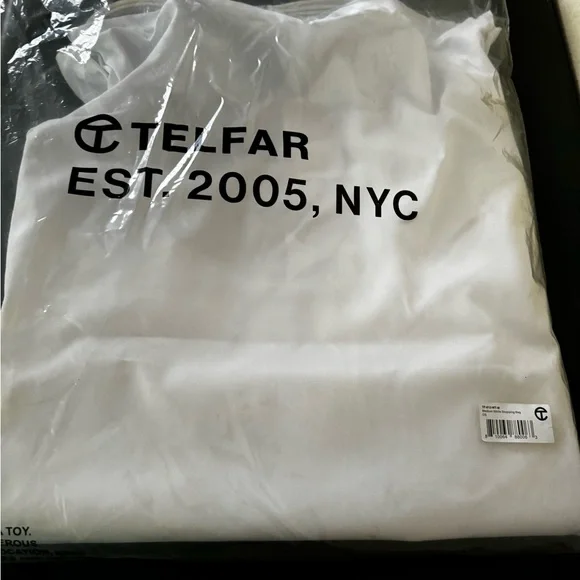 Telfar: Medium Shopping Bag - White